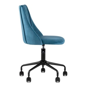 Стул офисный Сиана велюр синий