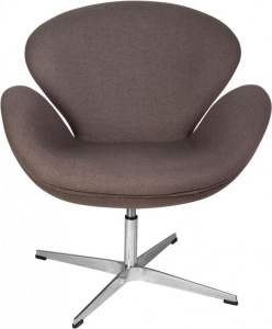 Кресло с обивкой Swan (Arne Jacobsen) A062