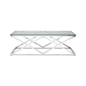 Журнальный стол Инсигния 120 x 60 серебро