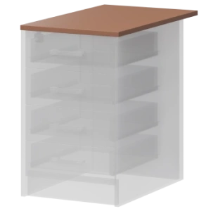 Крышка к приставным тумбам Арго А-707 Терракота