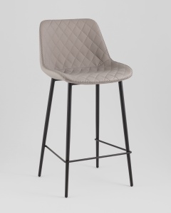 Стул барный Arch экокожа серый