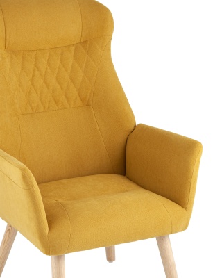 Кресло Парлор жёлтый