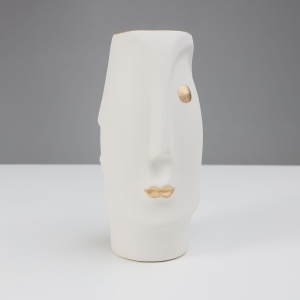 Ваза керамическая COLD, белый, 11*11*19,5см