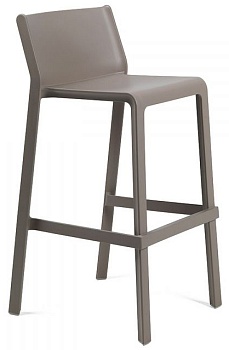 Стул пластиковый барный Trill Stool тортора