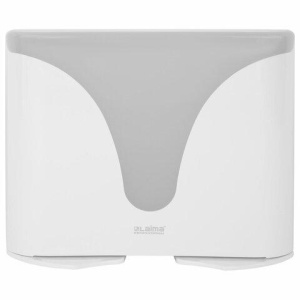 Диспенсер для полотенец EXTRA LAIMA PROFESSIONAL, (Система H2), Z-сложения, белый, ABS-пластик, 609472
