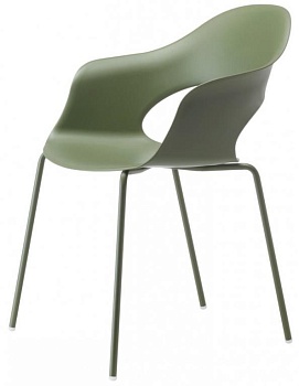 Кресло пластиковое Lady B Go Green оливковый