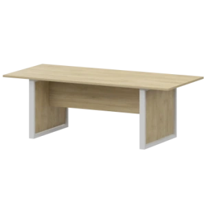 Стол для заседаний Аргентум-М НТМ-200.90-КМК Баттл Рок/Белый