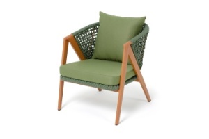 "Амстердам" кресло из искусственного ротанга, цвет зеленыйцвет Зеленый