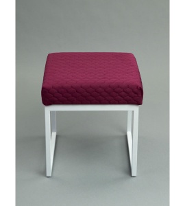Банкетка Марсей 40-44 (бордовый/белый)