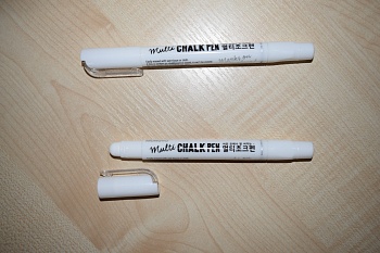 Маркер меловой Mungvo белый