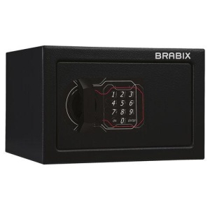 Сейф офисный (мебельный) BRABIX "SF-170EL", 170х260х230 мм, электронный замок, 291143, S103BR210614