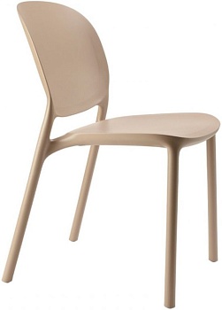 Стул пластиковый Hug Go Green тортора