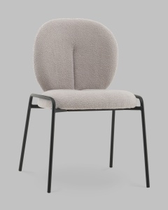 Стул Моллек букле светло-серый