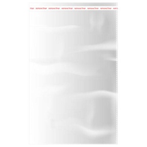 Пакеты БОПП с клеевым клапаном, КОМПЛЕКТ 100 штук, 40х60 + 4 см, 30 мкм, с усиленным швом, BRAUBERG, 700412