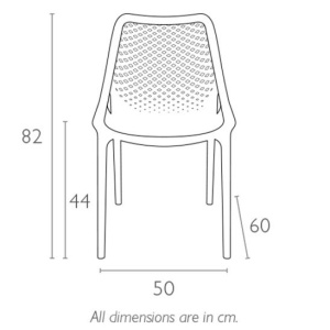 Стул пластиковый Air, черный