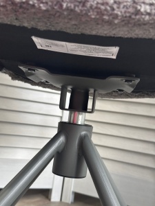 Стул ВАРДИ (VARDY) 360 град.поворот. бежевый букле XD841-06 / Серый, ®DISAUR