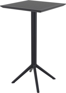 Стол пластиковый барный складной Sky Folding Bar Table 60 черный