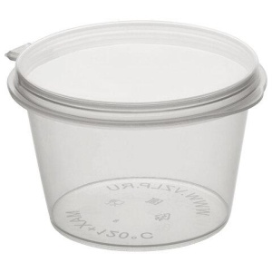 Соусник одноразовый 30 мл, Стандарт, с верхней крышкой, прозрачный, ВЗЛП, 1235П