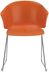 Кресло пластиковое Grace оранжевый