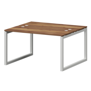 Бенч двойной на металлокаркасе Смарт СМС2-О-16К.120.Пр50 Таксония/Белый