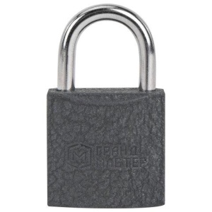Замок навесной чугунный 25 мм "Стандарт", 2 ключа, ГРАНДМАСТЕР, 671289