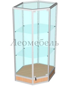 ВА-203 Витрина из профиля с угловая к ВА-200,201