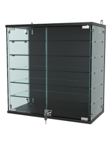 Витрина "АТРИУМ" настенная №1-2Г, Черный