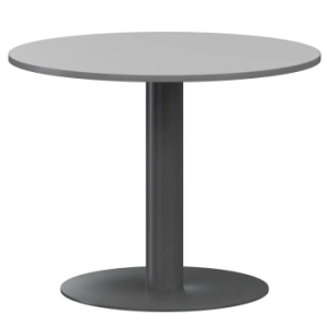 Стол круглый Арго-М АМ-ДУ90 Серый/Антрацит