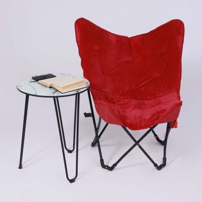 Кресло складное Maggy, красный, ткань