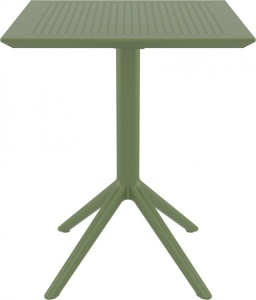 Стол пластиковый складной Sky Folding Table 60 оливковый