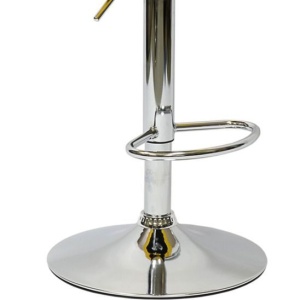 Барный стул Mira, желтая кожа