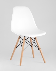Стул Eames Style DSW белый (разборный каркас)
