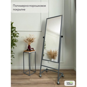 L-154-53 Зеркало напольное (серый)
