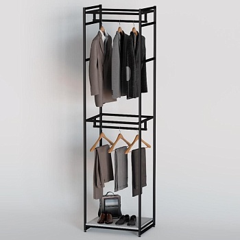 Стеллаж для одежды A2260-04-ЧБ 220х60х45