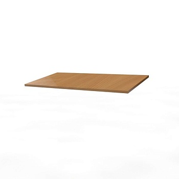 Пт-85-30 Дополнительная полка для стеллажа шириной 85 см и глубиной 230 см цвет Белый с черной кромкой