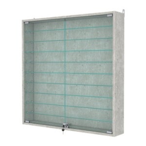 Витрина настенная №4-5А, Метрополитан Грей