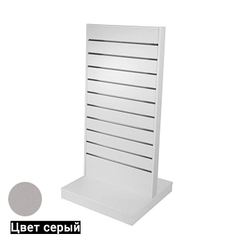 Гондола I-образная напольная 638х604х1325мм, ЛДСП 16мм, экономпанель шириной 600мм, МДФ 18мм шаг 100