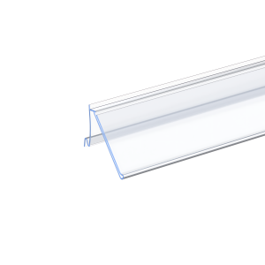 Ценникодержатель полочный ARN39-26 для полок ARNEG, с высотой замка 26 мм