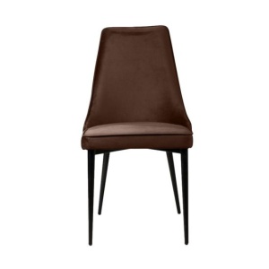 Стул Oliver бархат коричневый