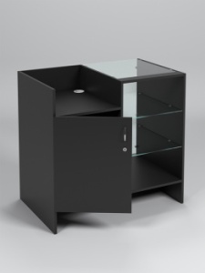 Прилавок под кассу "ЭКОНОМ" №7 (900мм), Черный