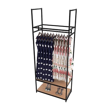 Стеллаж для одежды A2290-07-ЧДС 220х90х45