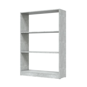 Стеллаж островной №1300-300мм, Метрополитан Грей