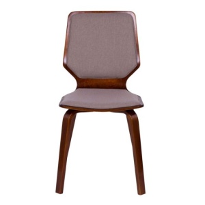 Стул Бертран миндаль, каркас вишня