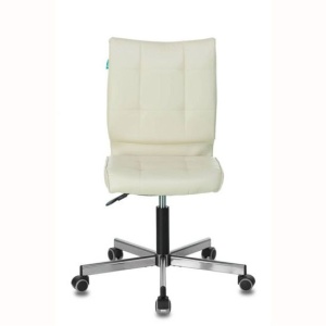 Кресло CH-330M без подлокотников, бежевая экокожа