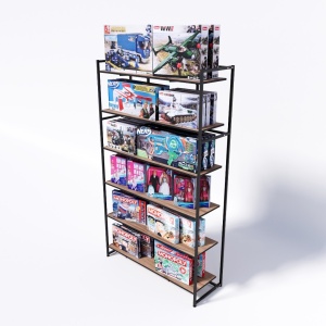 Стеллаж для сумок и аксессуаров в стиле Лофт BOTTI 2135-06-1 (без полок)