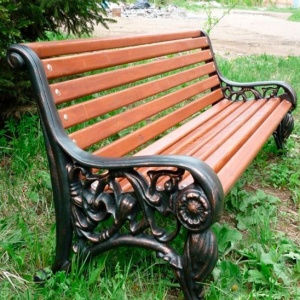 Скамейка чугунная Парковая