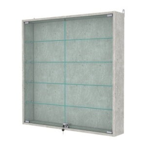 Витрина настенная №4-1А, Метрополитан Грей