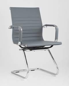 Кресло для посетителей TopChairs Visit серое