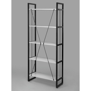 Мс-2 Стеллаж металлический в стиле "Лофт" (серый)