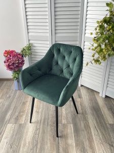 Стул PERU BLUVEL-78 GREEN, велюр M-City